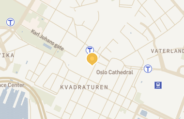 Kart med med nål på restauranten