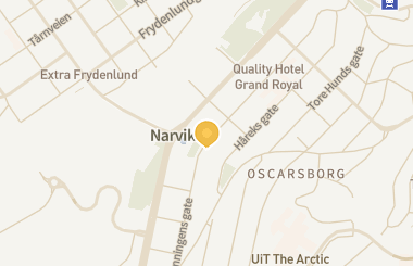 Kart med med nål på restauranten