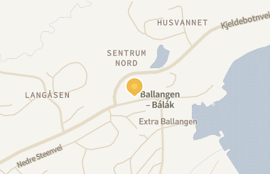 Kart med med nål på restauranten