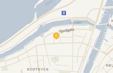 Kart med med nål på restauranten