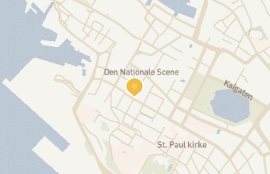 Kart med med nål på restauranten