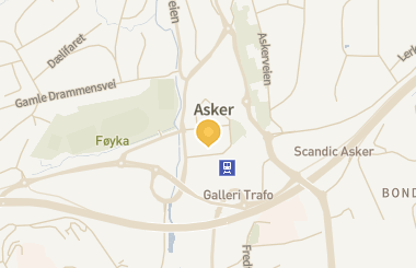 Kart med med nål på restauranten