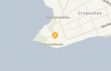 Kart med med nål på restauranten