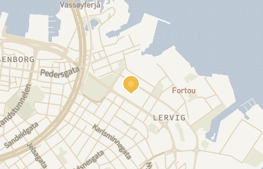 Kart med med nål på restauranten