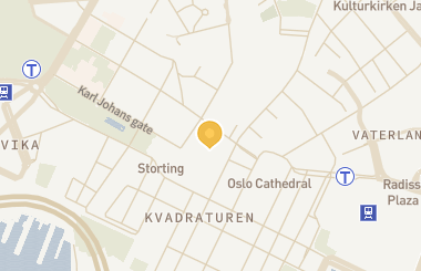 Kart med med nål på restauranten