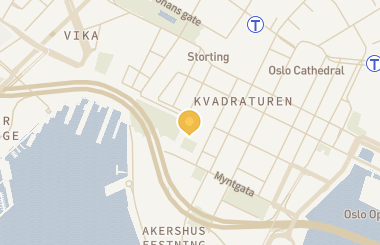 Kart med med nål på restauranten