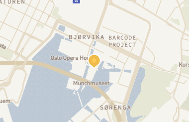 Kart med med nål på restauranten