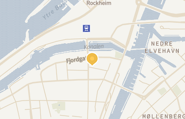 Kart med med nål på restauranten