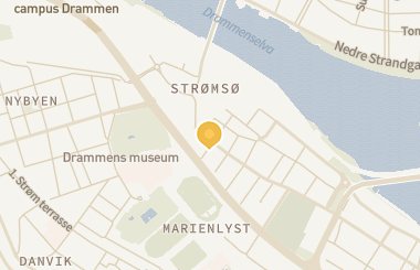 Kart med med nål på restauranten