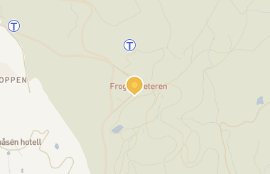 Kart med med nål på restauranten