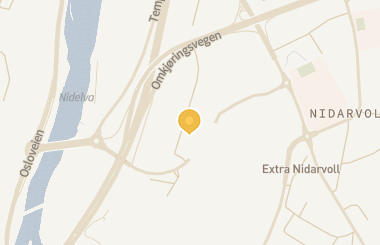 Kart med med nål på restauranten