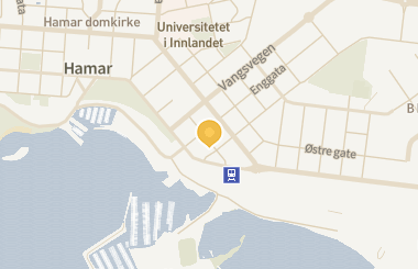 Kart med med nål på restauranten