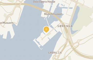 Kart med med nål på restauranten