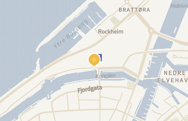 Kart med med nål på restauranten