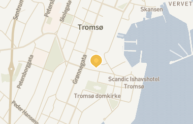 Kart med med nål på restauranten