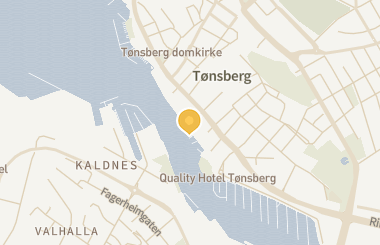 Kart med med nål på restauranten