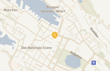 Kart med med nål på restauranten