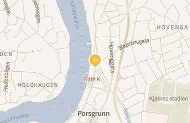 Kart med med nål på restauranten