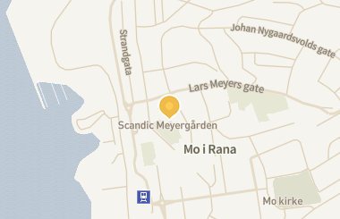 Kart med med nål på restauranten