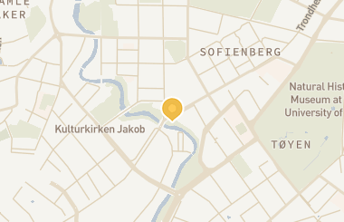 Kart med med nål på restauranten