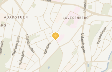 Kart med med nål på restauranten