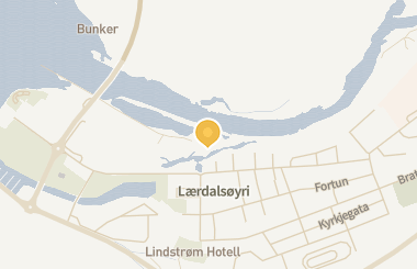 Kart med med nål på restauranten