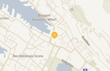 Kart med med nål på restauranten