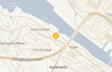 Kart med med nål på restauranten