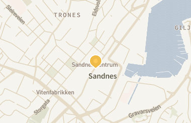 Kart med med nål på restauranten