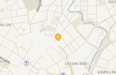 Kart med med nål på restauranten