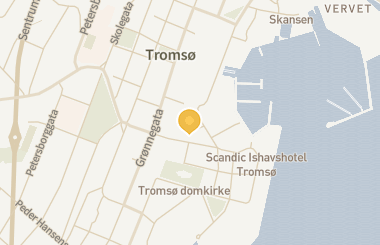 Kart med med nål på restauranten