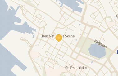 Kart med med nål på restauranten