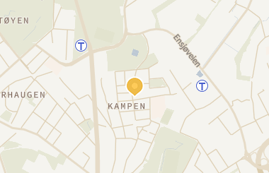 Kart med med nål på restauranten