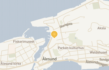 Kart med med nål på restauranten