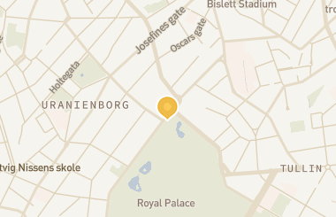 Kart med med nål på restauranten