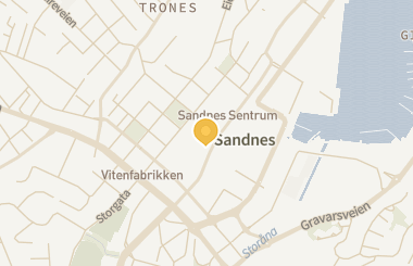 Kart med med nål på restauranten