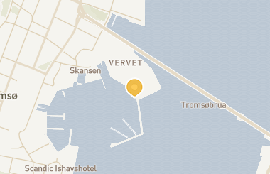 Kart med med nål på restauranten