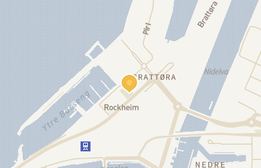 Kart med med nål på restauranten