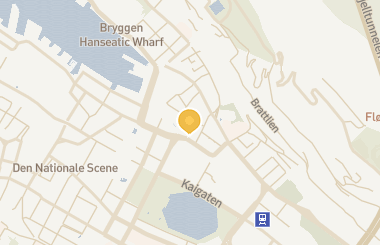 Kart med med nål på restauranten